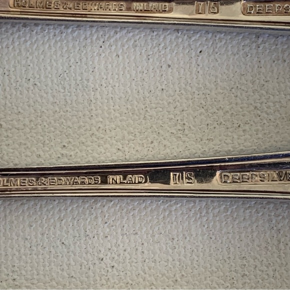 4 International Holmes & Edwards Deep SILVER FASHION 6.75" Forks Fork Set 1957 - Picture 10 of 13